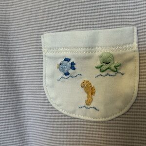 Squiggles by Charlie Ocean Romper, size 0-3 months